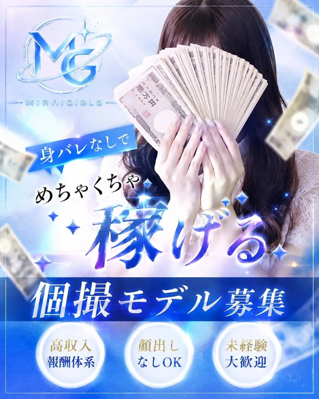 身バレなしでめちゃくちゃ稼げる 個撮モデル募集｜高収入報酬体系・顔出しなしOK・未経験大歓迎